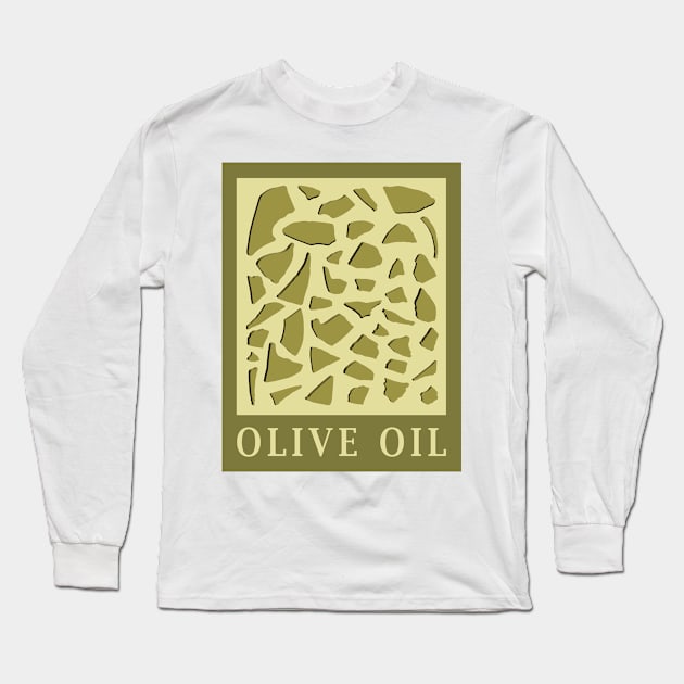 Olive Oil 1 Long Sleeve T-Shirt by natees33